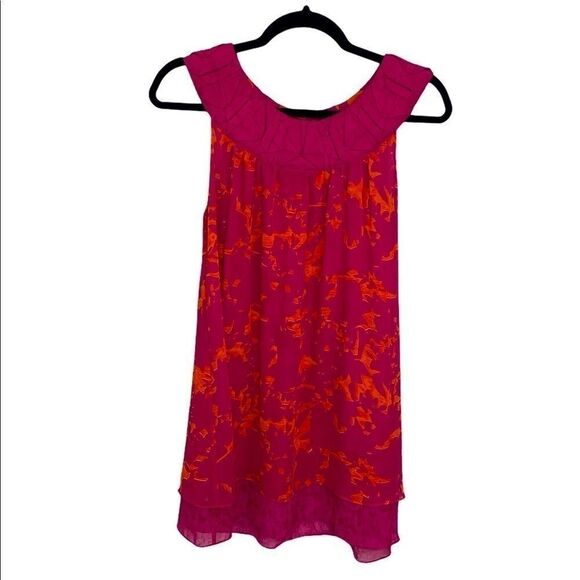 Cabi pink sleeveless pink and orange tank small - Picture 1 of 8